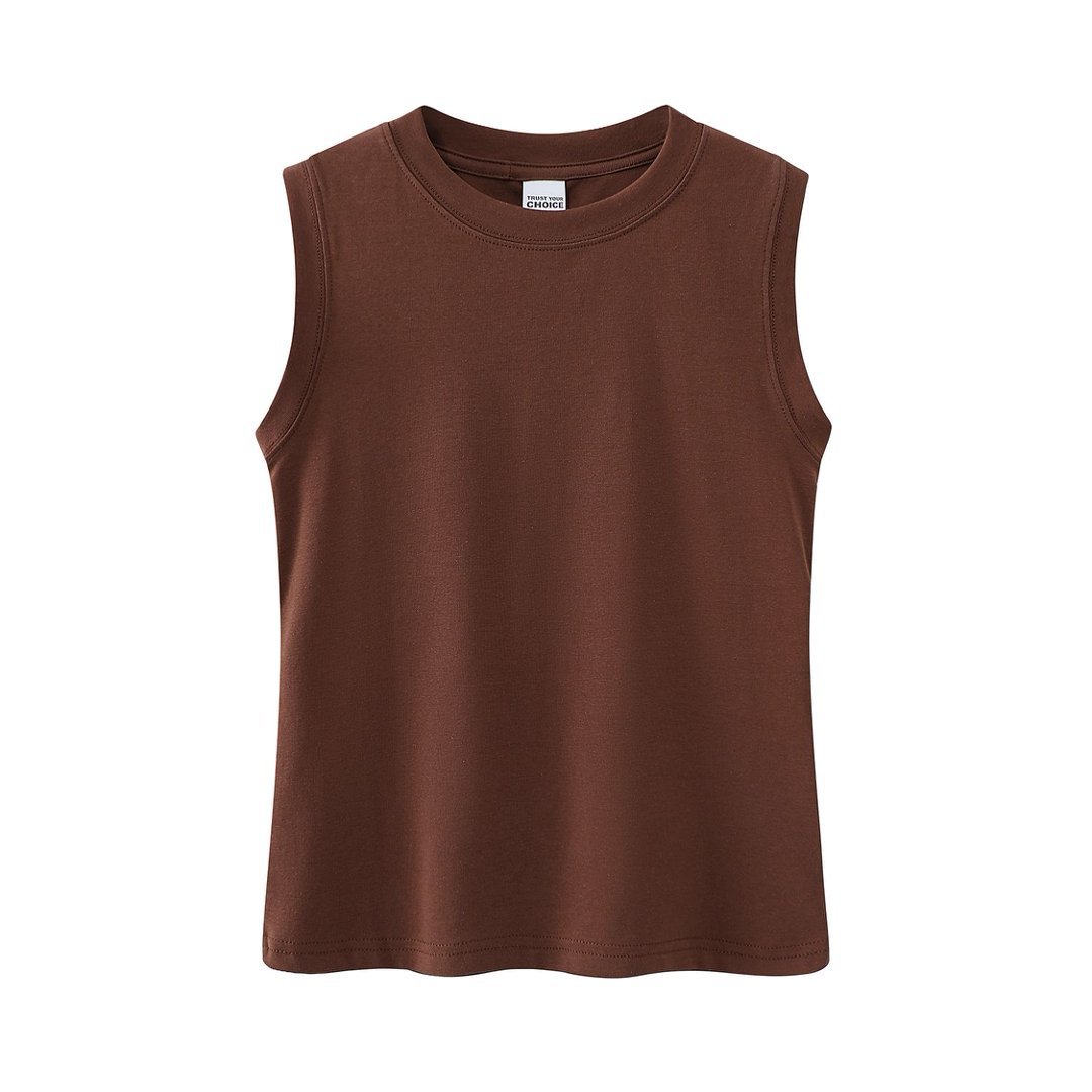 Playera sin Mangas Deportiva para Hombre de Algodón Transpirable para Ocio y Deporte