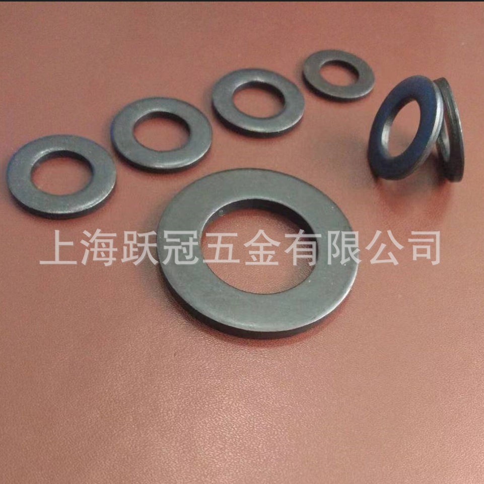 碳钢 发黑 DIN125 平垫圈 M56 M64 DIN125A 华司 平垫片 介子