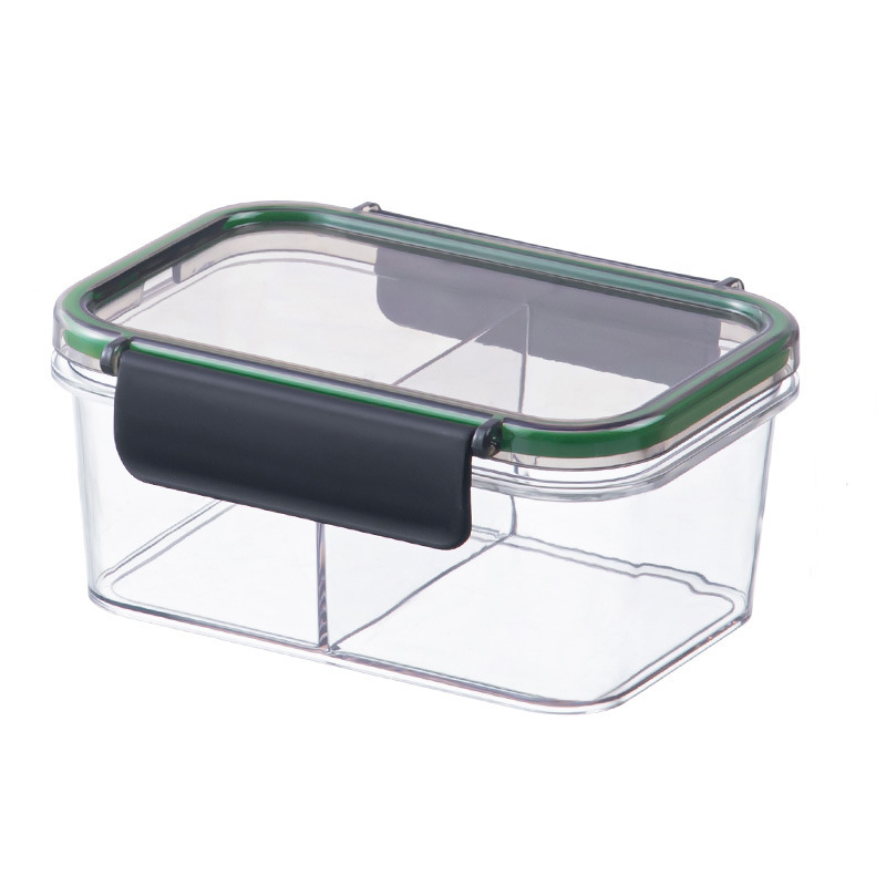 Caja de conservación - 2 grados - marrón transparente - 530ML - 1 pc