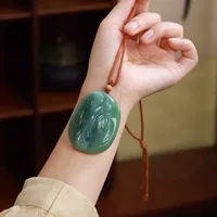 Фабрика Hetian Jade Store, изделия из нефрита, натуральный нефрит Синьцзян Хэтиан, яшма, старый материал, подвеска с микро кошачьим глазом, просветление