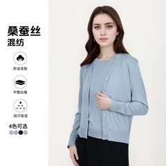 Lazy BI cardigan suit spring and autumn women's Tennis V-neck jacket air conditioning shirt solid color sweater women BN158