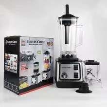 Blender Cross-Border English Wall-Breaking Machine Stainless Steel Household Blender Food Supplement Cooking Machine Silver Crest