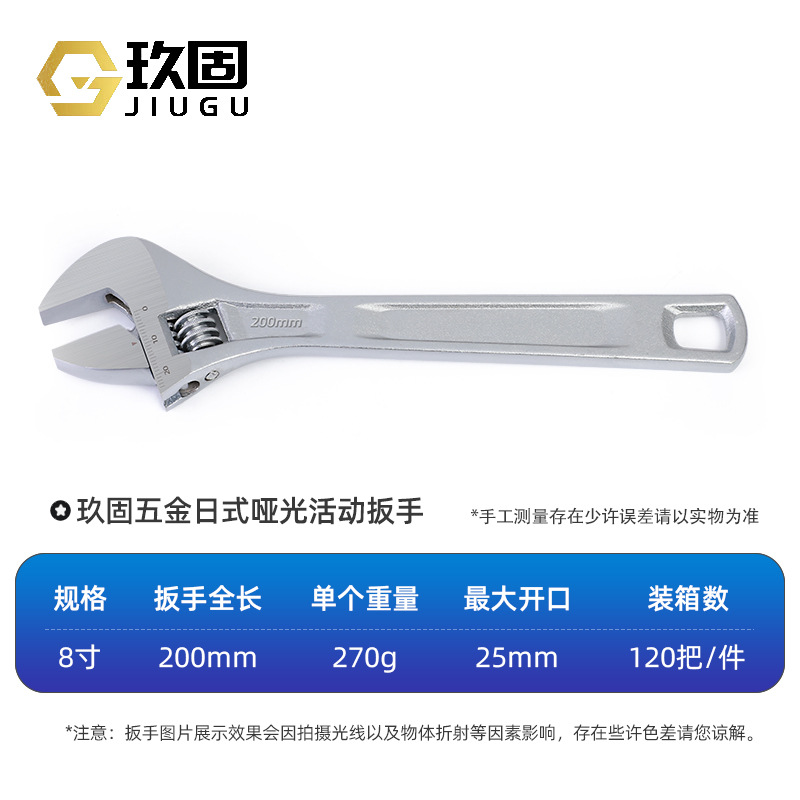 Fabricante al por mayor 45 llave móvil de acero gran apertura placa de llave móvil multifunción