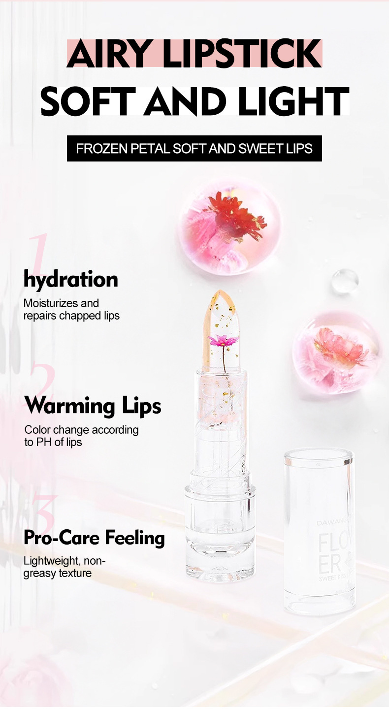 Moisturising Colour Change Lipstick With Dried Flower Infusion_voghion.com