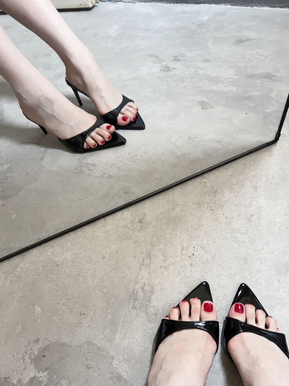 Versión de piel de vaca ~ Hermosos sandalias de tacón alto puntiagudas de cuero para mujer, tacones altos con boca de pez, sandalias de tacón alto