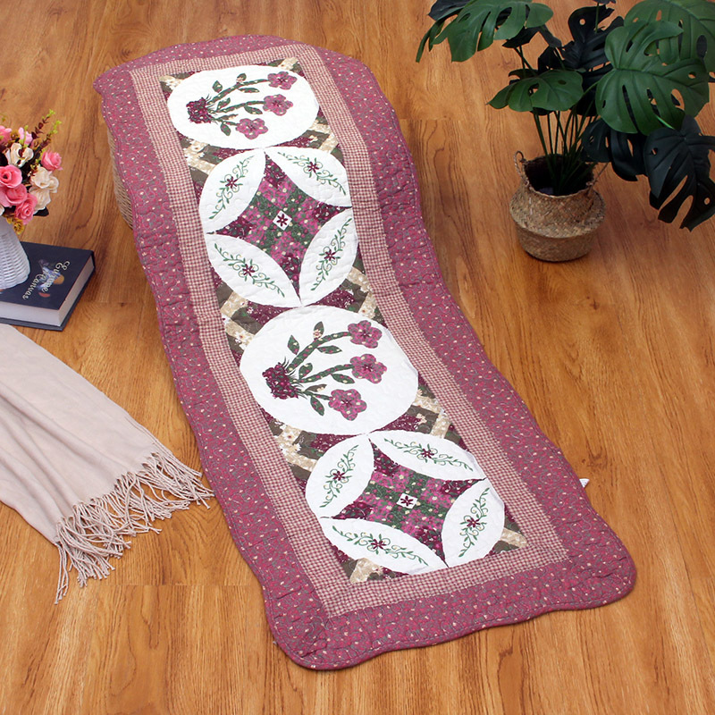 [Small Wholesale] Korean Cotton Bedside Mat, Floor Mat, Door Mat, Fabric Quilted Anti-Slip Patchwork Living Room Mat