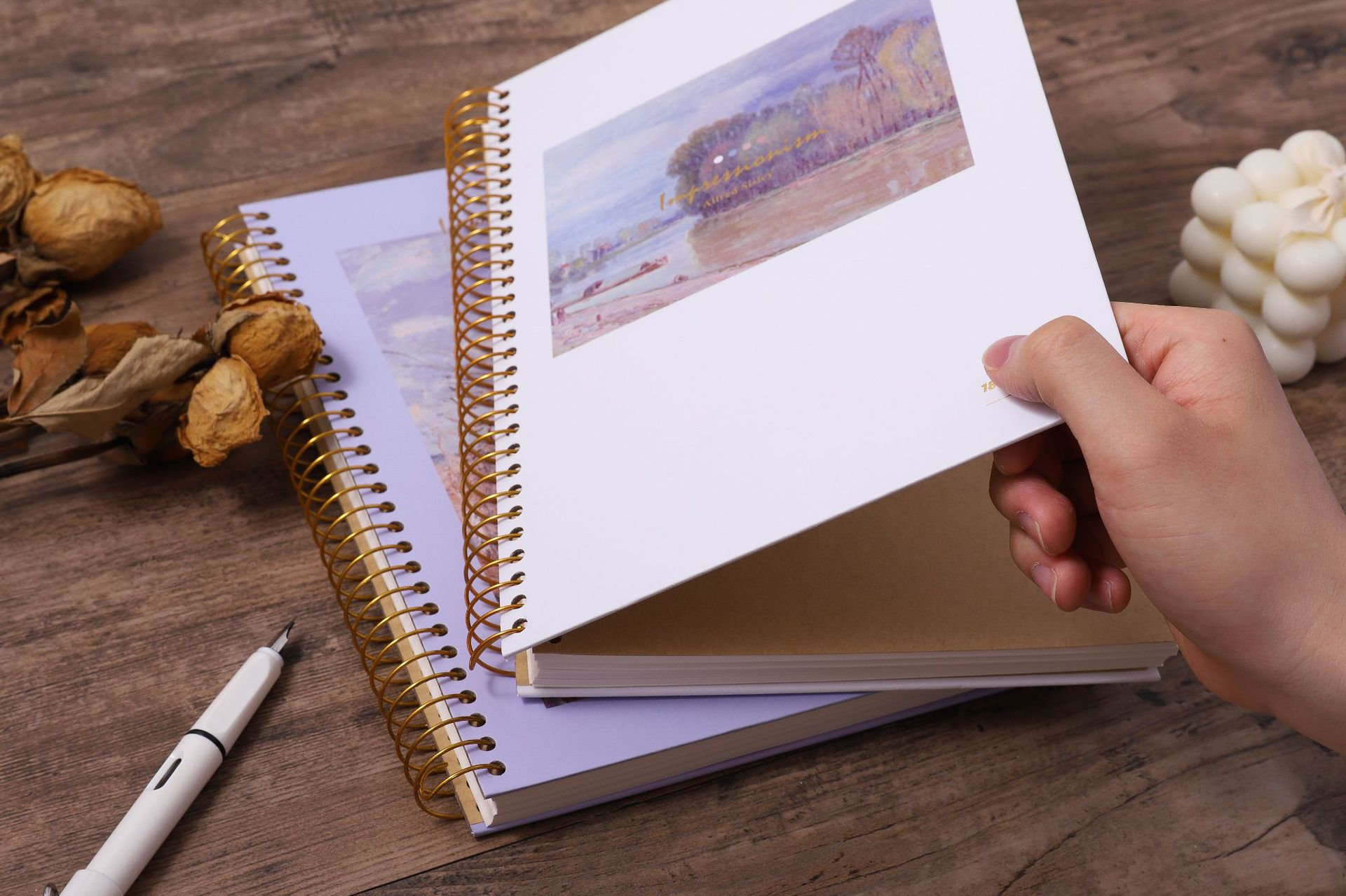 5347     16K横线线圈本（海岸小镇的傍晚）  (2