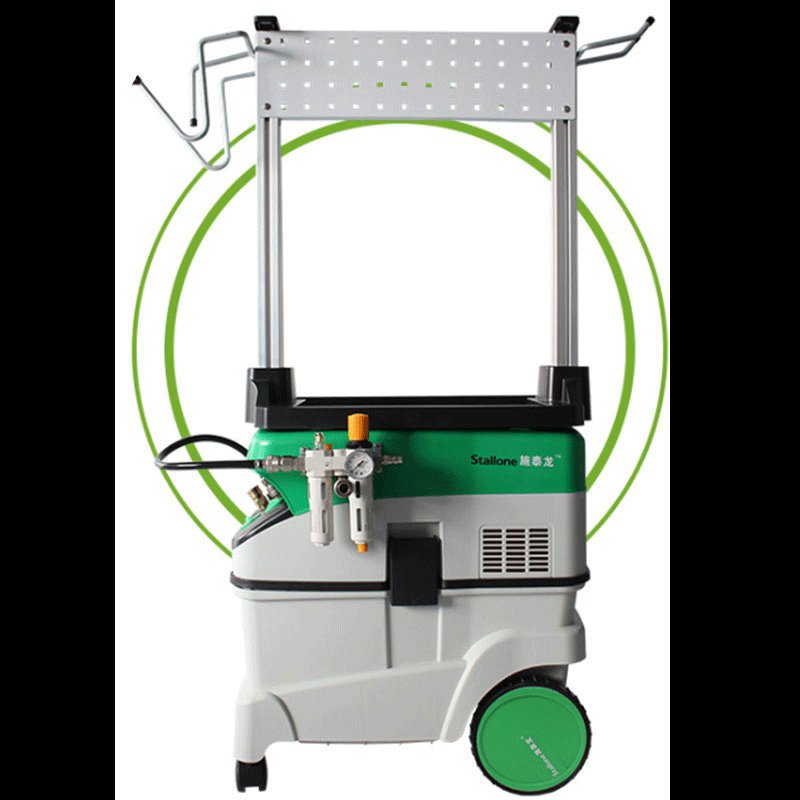 施泰龙气动干磨机电动砂纸机汽车原子灰腻子打磨无尘吸尘器打磨机