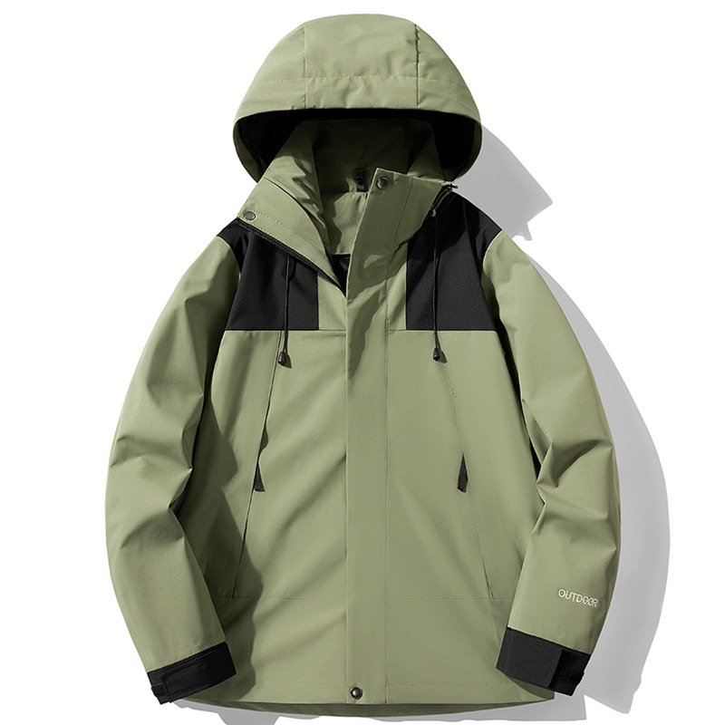 Chaqueta de Montaña Impermeable y Cortavientos 3 en 1 Desmontable, Estilo Unisex, Nueva Colección 2025