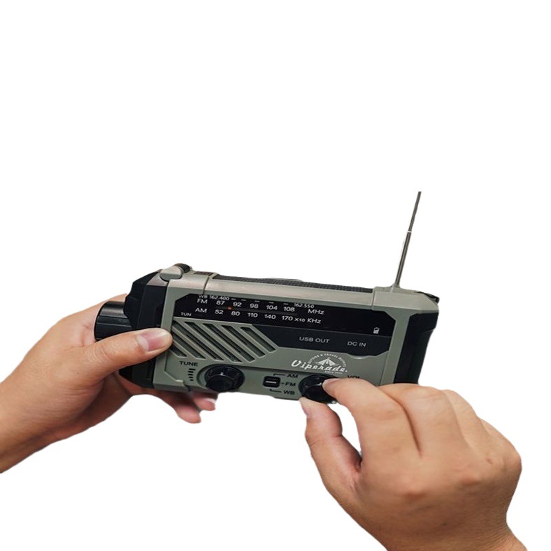 Japón Prevención de Desastres multifunción FM Radio al aire libre emergencia mano generación de energía Solar teléfono móvil carga iluminación lámpara de mesa