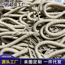 果壳双吊绳手工编织半成品八股编绳材料包挂饰坠绳