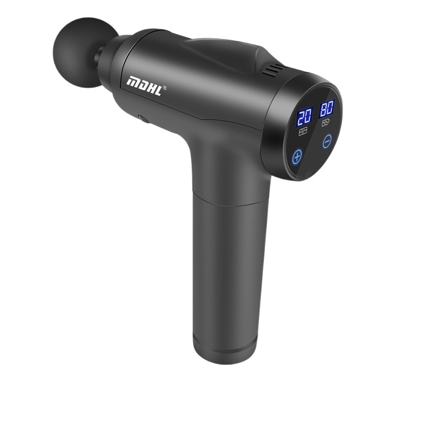 Transfronterizo dedicado eléctrico masajeador de mano inalámbrico fascial pistola hogar vibración de alta frecuencia inteligente masajeador fascial agarre