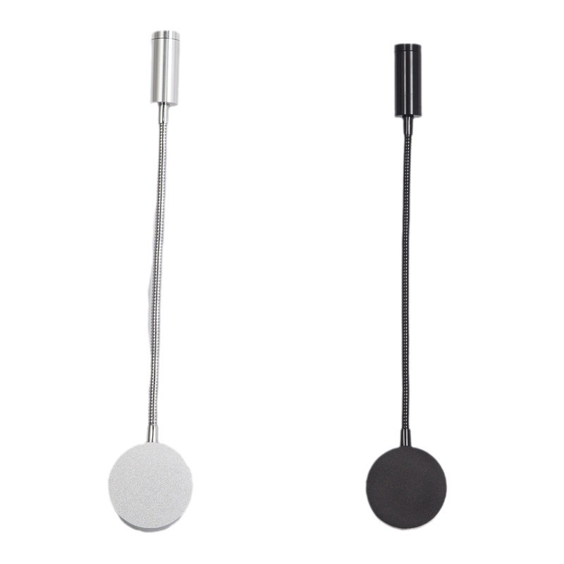 Lámpara de pared LED de 3W, lámpara de noche para habitación de hotel, lámpara de lectura para estudio interior, tubo flexible de 30 cm de largo, lámpara de pared para exportación transfronteriza