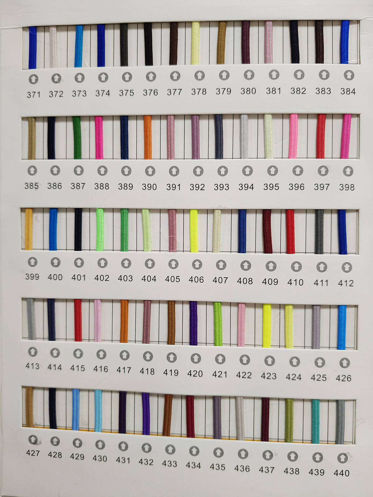 210 color 4 / 5 / 7mm color sólido Ruyi cuerda elástica plana plana elástica de látex cuerda elástica