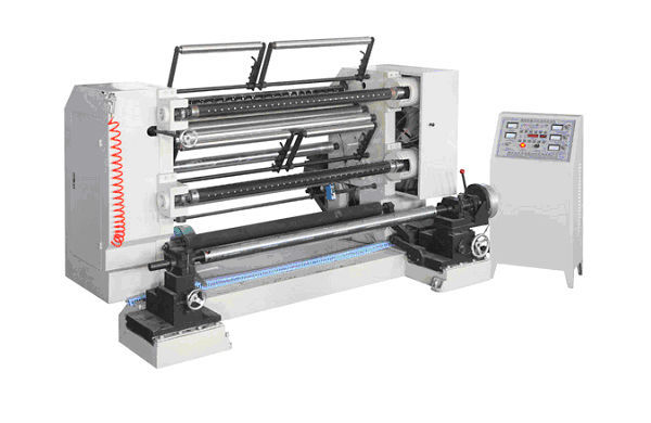 立式分切机BOPP膜复卷分切机 铜版纸复卷分切