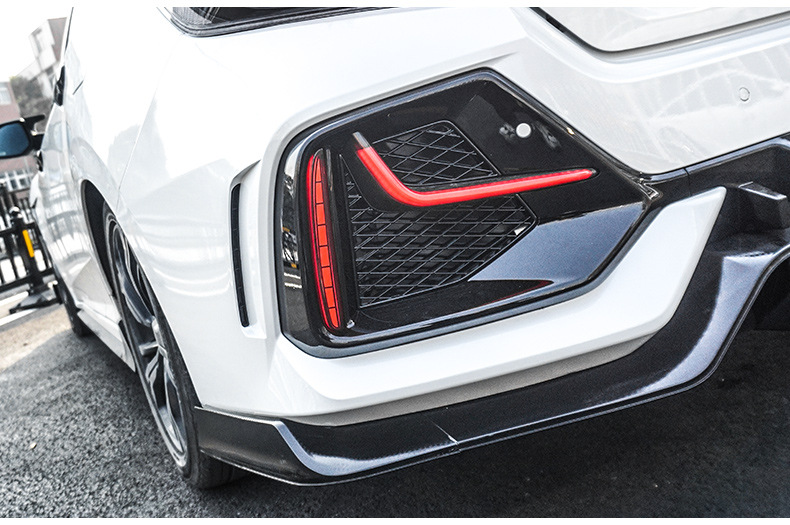 Suitable for the tenth generation of hatchback Civic L-shaped daytime running lights modified typer surround rear bumper lights fog lights daytime running lights