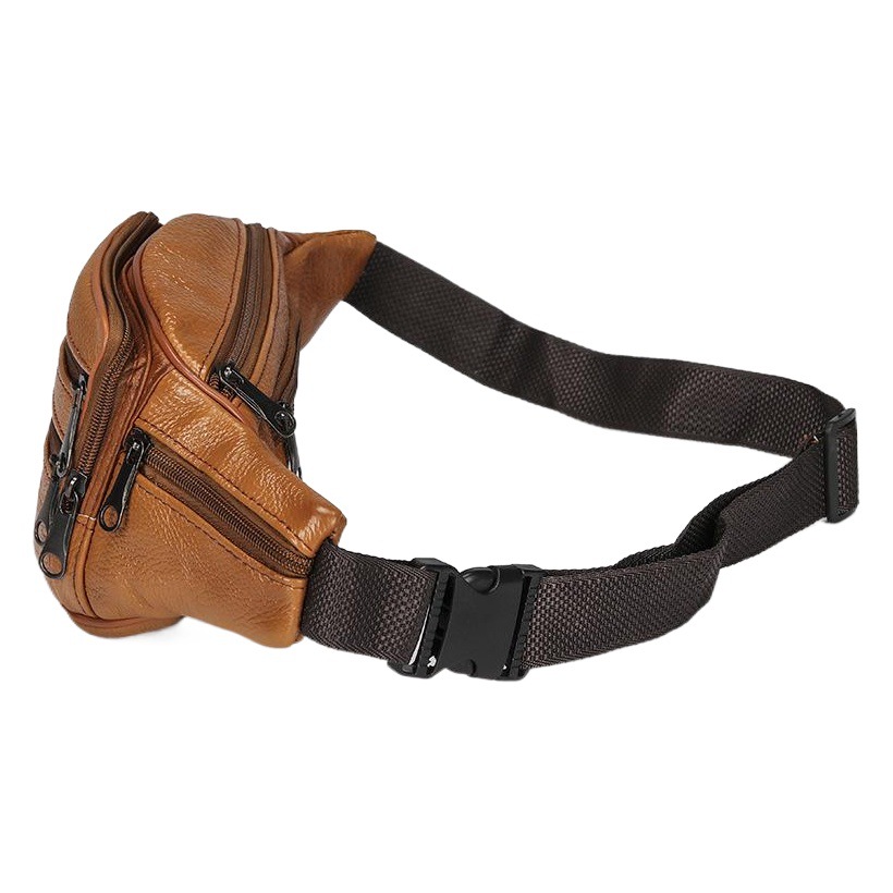 New Fashionable All-match Waist Bag Work Wear-resistant Large Capacity Backpack Men's Advanced Outdoor Commuting Crossbody Bag