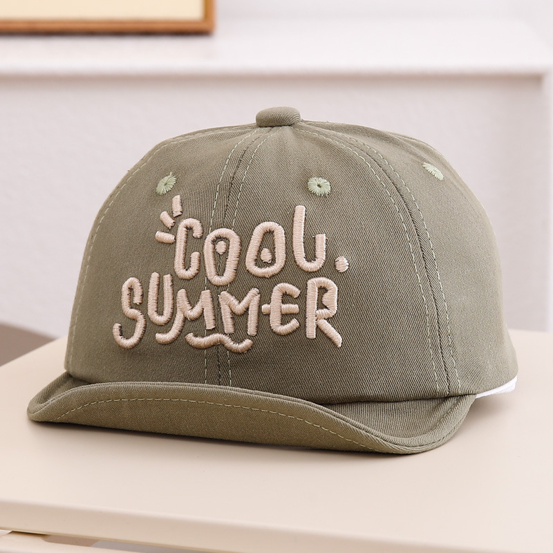 Sombreros infantiles primavera y otoño para hombres delgados sombreros de béisbol niñas sombreros de boca de pato nuevo ocio sombrero protector solar para niños