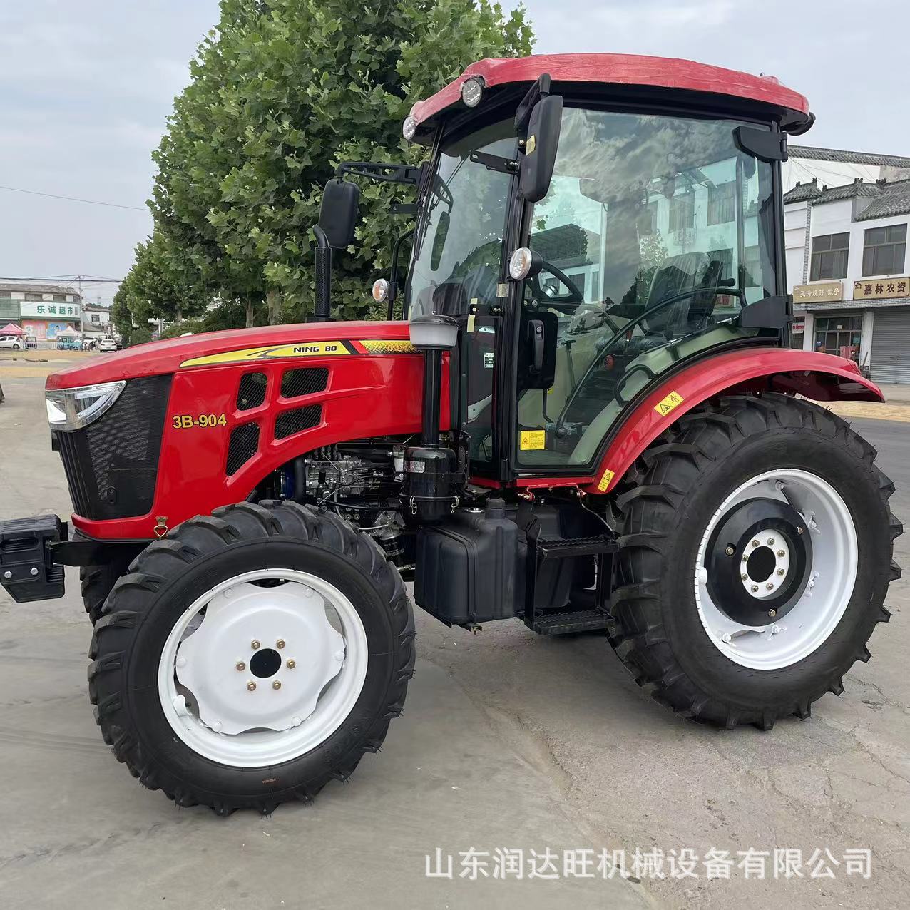 全国质保东方红拖拉机 犁地耕田开沟机空调暖风驾驶室大桥车