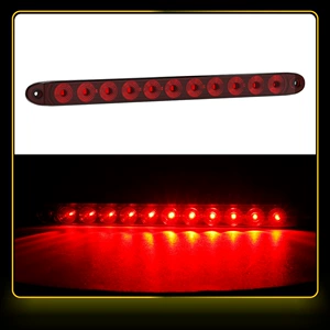 Yük maşını arxa fənərləri üçün 11LED yüksək əyləc işıqları 12V, dönmə işıqları