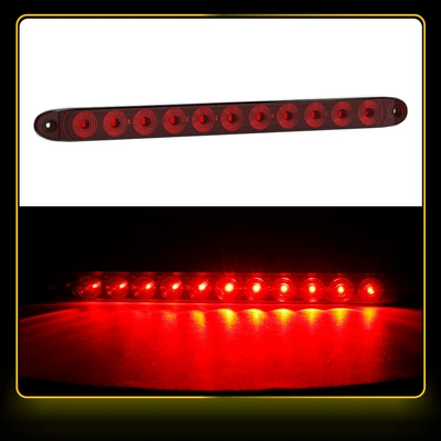 Yük maşını arxa fənərləri 11LED yüksək stop 12V, dönmə siqnalı, qırmızı işıq