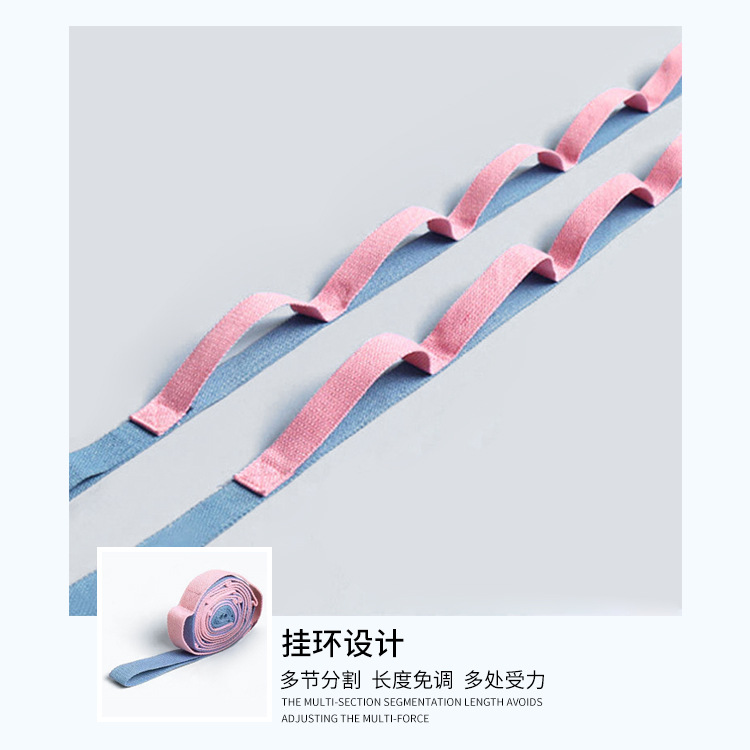 Hamaca cinturón auxiliar principiante una palabra caballo dividido auxiliar naranja cuerda yoga entrenamiento de fitness cinturón elástico cinturón de yoga