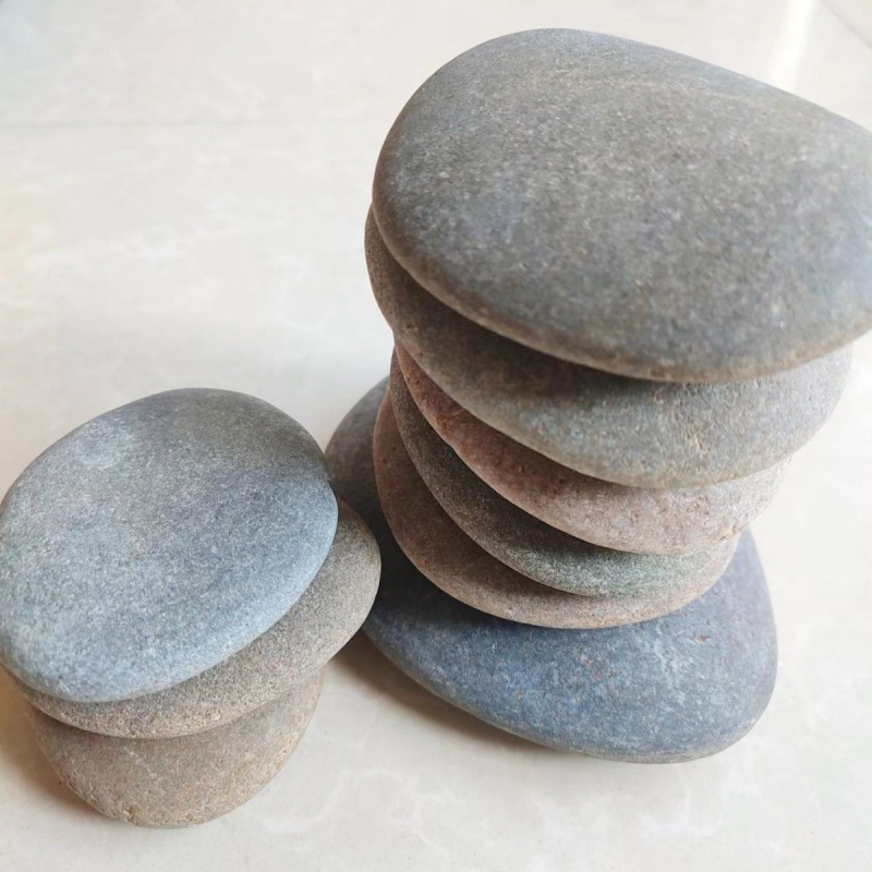 Stone DIY Painting Stone Pebbles Kindergarten Cartoon Creative Painting Fish Tank Painted Pebbles Landscape Stone Cross-Border