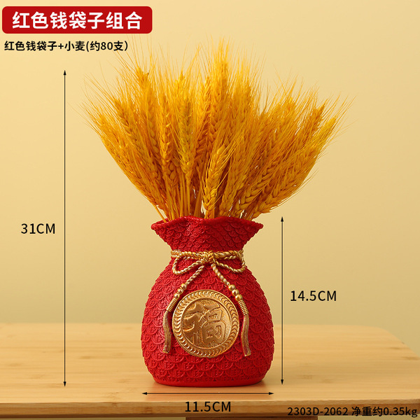 Fortune Fubuku Mai Suo Dry Flower Living Room Decoration Porch Wine…