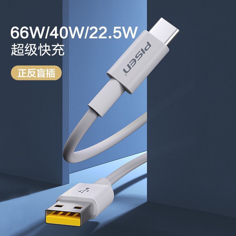 品胜  HW 超级快充数据线 6A /100W TYPE-C数据线  编织数据线