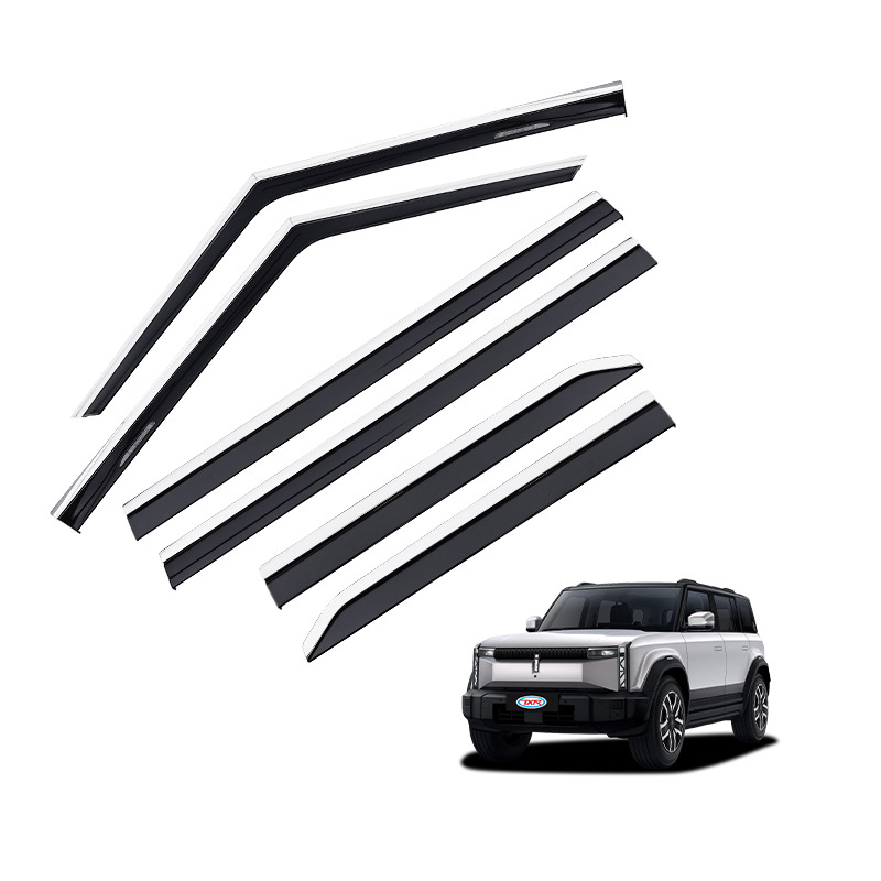 Aplicable icar03 ventana de coche ceja de lluvia parasol especial protección para el sol Chery Jaecoo J6 visor de ventana