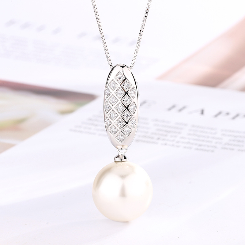 2024 nuevo estilo Zhuang Shengsheng joyería fondo de cobre chapado en oro de alta calidad collar colgante 16mm al por mayor