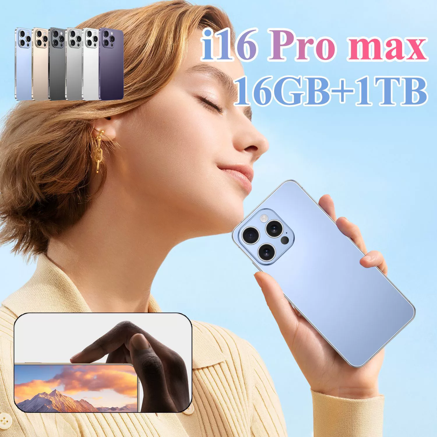 Мобильный телефон Pro, умные часы, Intel Core i16, 16 Pro Max, 4G, G3, Android, 3''