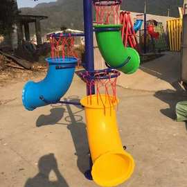 儿童户外塑料投球器多功能投篮架篮球框运动器材幼儿园多向篮球架