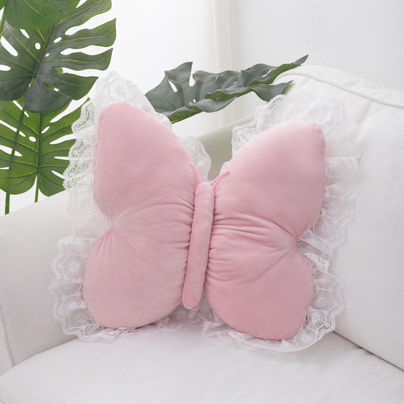 Cojín para Sofá con Lazo de Estilo Crema de Peluche y Algodón PP para Oficina y Auto