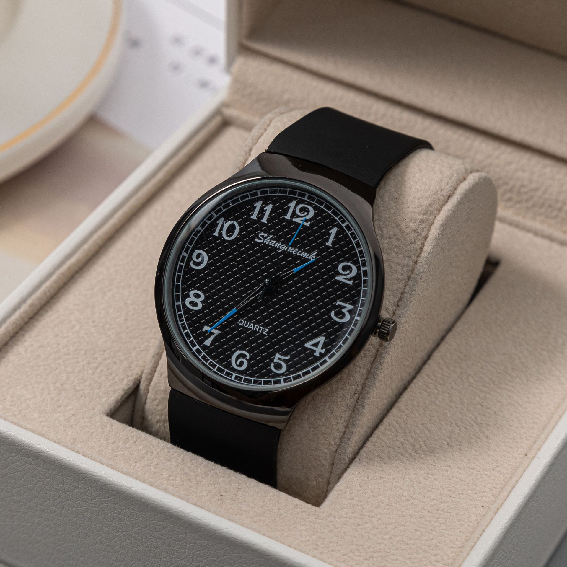 Men's Quartz Watch Silicone Strap Casual Style For Men_voghion.com