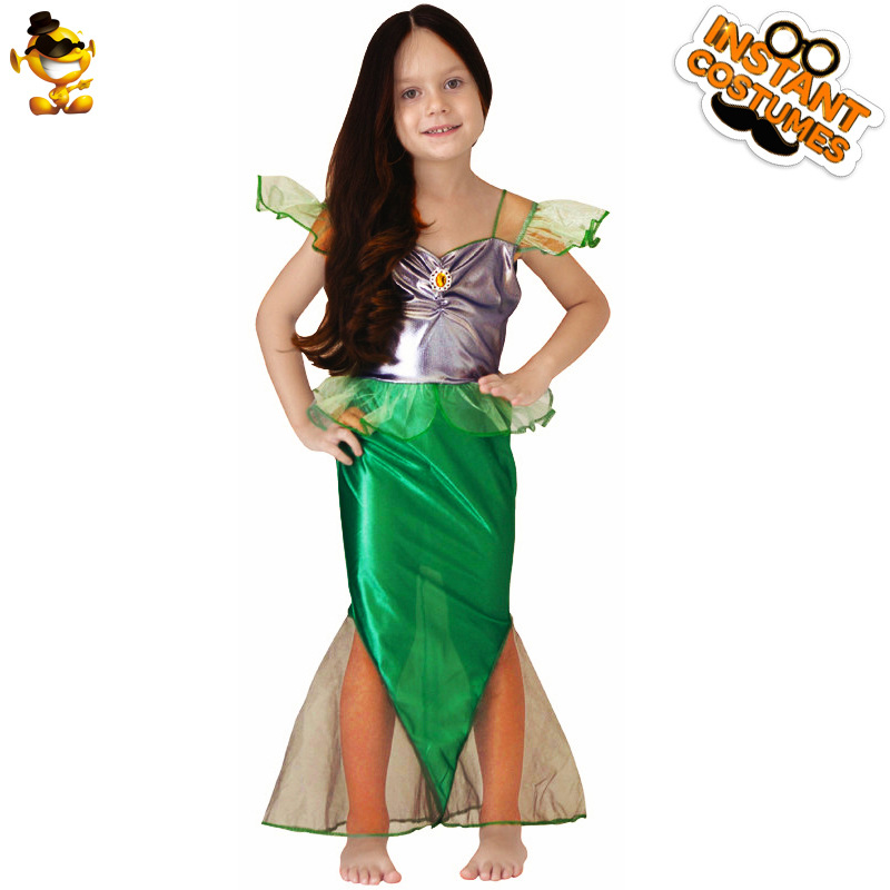 Halloween Cosplay traje mascarada etapa rendimiento traje ropa de fiesta pequeña sirena traje