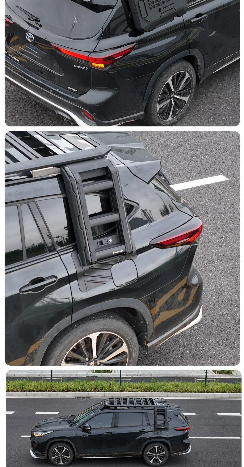 Suitable for Highlander Crown Land Cruiser Outdoor Camping Roof Expansion Explorer Roof Rack Canopy Side Tent