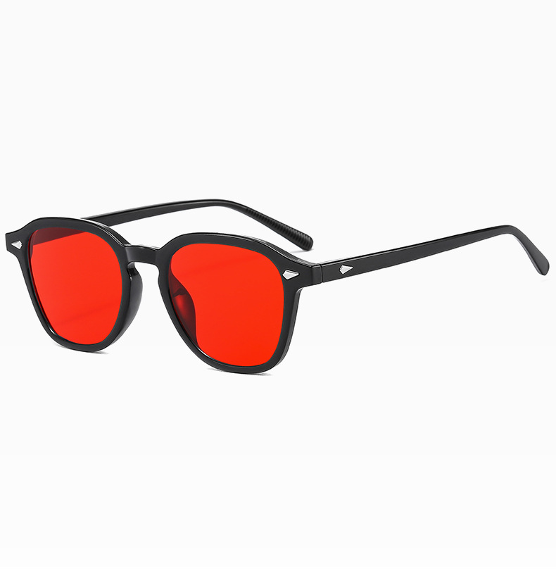 Großhandel Mode Quadratische Rahmen Mehrfarbige Linse Sonnenbrille Nihaojewelry display picture 9