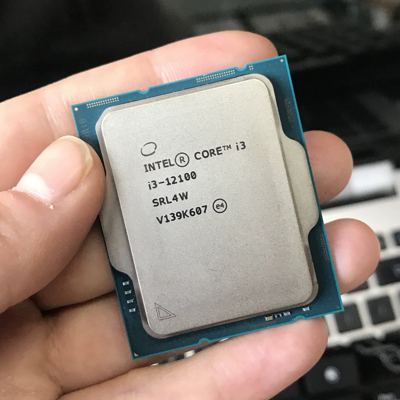 Процессор Intel I3-12100, отдельный чип для настольного ПК, с встроенной графикой, подходит для H610/B760