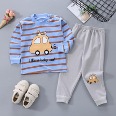 春と秋の子供の家の服の秋のズボンのスーツのファッションの洋風の2つのセット