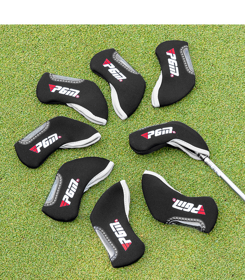 Vỏ bọc gậy golf PGM dày chống va chạm, nắp trong suốt che đầu gậy sắt — Gói 8 màu đen [Số có thể nhìn thấy trên nắp trên trong suốt/phổ biến cho thanh sắt] GT004, Đen 1 gói [Số có thể nhìn thấy trên nắp trong suốt/đa năng cho thanh sắt] GT004 chi tiết 7