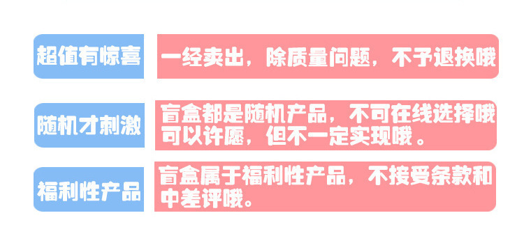 创意文具盲盒可爱卡通幸运礼盒文具盲盒惊喜学生开学六一礼品奖品详情6