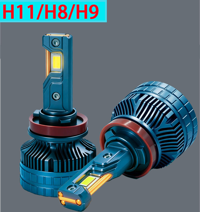 Cross-Border Three Copper Tube High Power 240W Car Led Headlight H1H7H4H11 9005 90069012 Car Bulb
