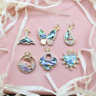 ���Sֱ�N�~�18K��΢�diy����ؐ�ʯС�Ʒ���Ƕ��ؐ�U�~ؐ�