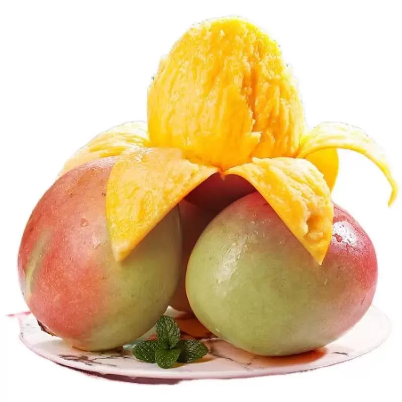 黄金澳芒苹果芒澳洲芒红芒整箱当季新鲜现摘嫩甜包邮