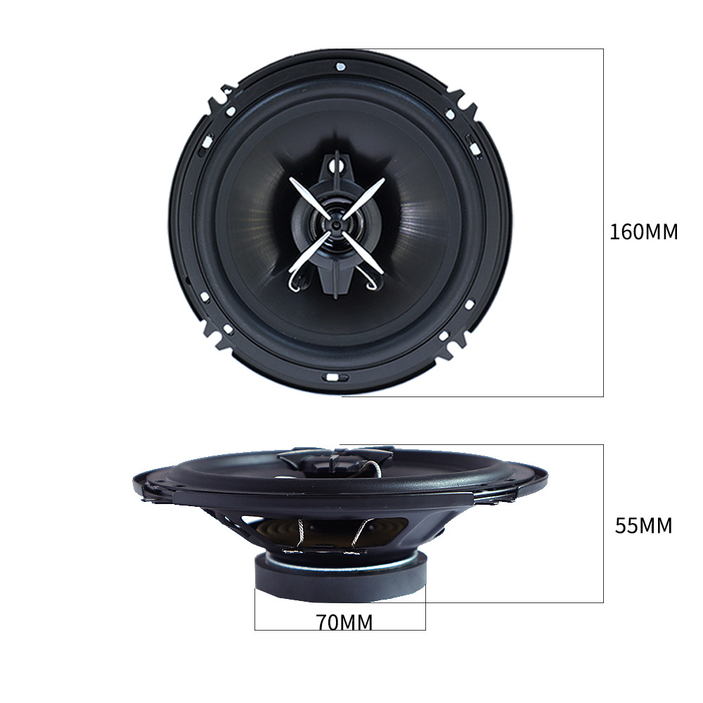 Nuevo altavoz lleno modificado coche SX-FB1630 del audio del coche del altavoz coaxial de 5 pulgadas