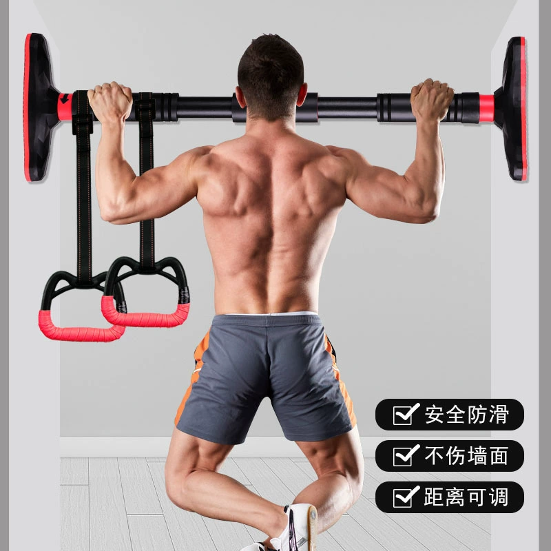 Настенный турник для домашнего фитнеса, настенный, сверхпрочный, не требует сверления, горизонтальный турник для использования в помещении.