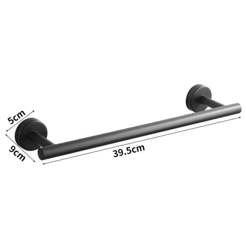 Colgante de acero inoxidable conjunto de baño hogar vida sin rastro pared tipo toalla de almacenamiento de toallas de gancho