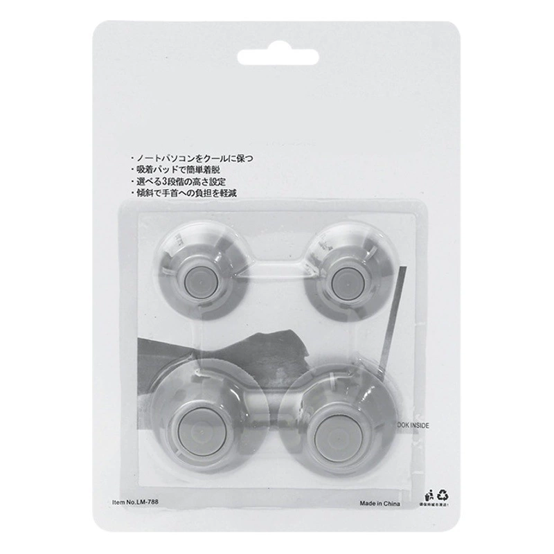 Портативная присоска для ноутбука охлаждающая подставка для ног Подушка с высоким теплоотводом подставка для компьютера база 4 шт.