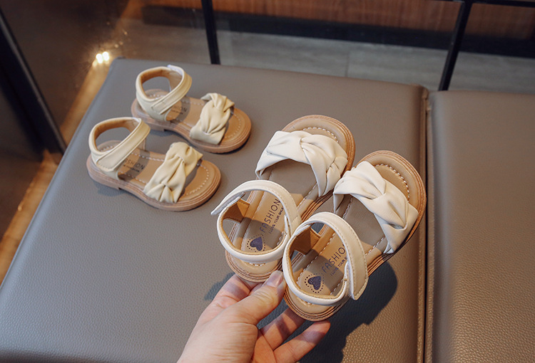 Korean casual soft sole sandals, Velcro baby shoes, 2023 summer new children's shoes_voghion.com